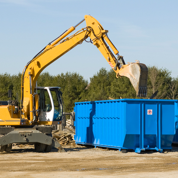 what are the rental fees for a residential dumpster in Mount Savage MD